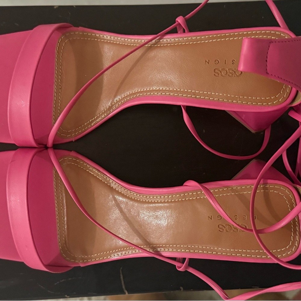 ASOS Fuchsia Strappy Heels